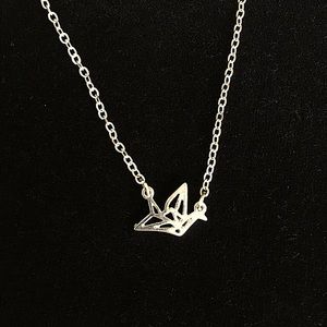 Origami Bird Necklace